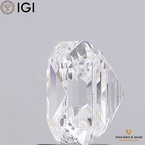 Diamante de laboratorio CVD de 3.00 quilates de primera calidad con certificado IGI, color E, claridad VVS2, corte Asscher, para centro de anillo personalizado. - Product Image 5