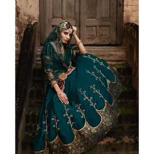 Designer <b>Silk</b> Top Lehenga Choli with Beautiful Dupatta for Party Wear - Product Image 6