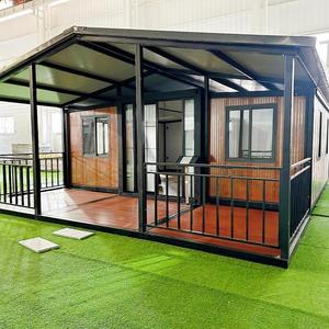 Casa Container Espandibile con Telaio in Acciaio da 20ft 40ft, Facile da Installare, con 2, 3 o 4 Camere da Letto, Casa Prefabbricata Moderna - Product Image 1