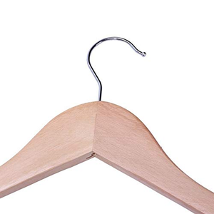 Elegante Perchero de Madera Vintage Retro de un Solo Nivel para Armario, Baño, Sala de Estar con Perchas - Product Image 5