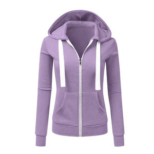 Conjunto de sudadera con capucha y pantalones deportivos para mujer, de color sólido, manga larga, informal, para otoño, material de forro polar con bolsillos. - Product Image 4
