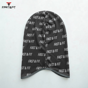 Masque facial coupe-vent unisexe en polyester 100 % de haute qualité, design par sublimation, pour usage quotidien, noir, personnalisable, vente en gros - Product Image 2