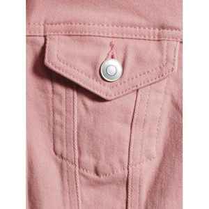 Newest Style Lady Jean Jacket Long Sleeve Woman <b>Denim</b> Jacket Women's Clothing Pink Color Quantity Custom <b>Coat</b> Cotton OEM Pockets - Product Image 2