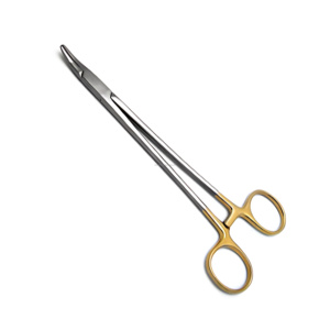Portaagujas Heaney de Alta Calidad, de Carburo de Tungsteno, Curvo y Dentado, 8.25 Pulgadas, Instrumentos Quirúrgicos, Proveedor Mayorista - Product Image 2