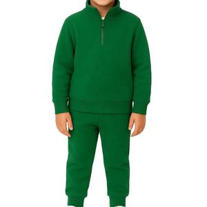 ชุดวอร์มผ้าโพลีเอสเตอร์100% กันแบคทีเรียมีซิปรูด1/4สำหรับผู้ใหญ่ออกแบบได้ตามต้องการ - Product Image 1