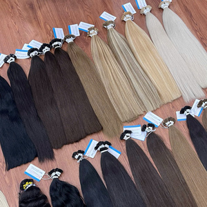 Extensions de cheveux naturels à pointes plates 100% cheveux humains, pré-collées à la kératine, lisses et naturelles, vente en gros - Product Image 3
