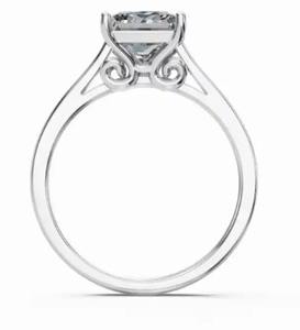 Joya de Diamante de 0.300 Quilates, 1 Piedra, Oro Sólido de 9k, 14k, 18k, Oro Amarillo, Rosa, Blanco, Gema Auténtica, Joyería Fina de Alta Calidad, Regalo - Product Image 2