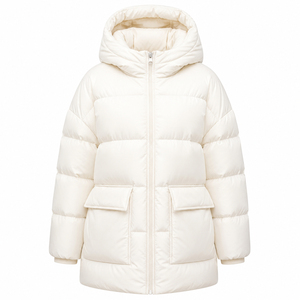 Vêtements d'extérieur pour femmes, veste matelassée personnalisée pour femmes, service OEM, bonne qualité, coupe classique, veste matelassée zippée - Product Image 4