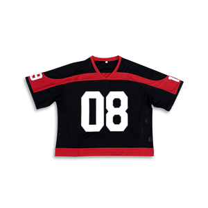 Maillot de football américain personnalisé de haute qualité, économique, pratique, 100 % polyester, tissu maillé épais - Product Image 2