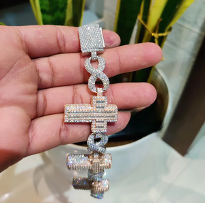 Iced Out Infinity Link Bracelet Diamond Jewelry Luxury Hip Hop Statement Bracelet For <b>Men</b> Women Fashion - Product Image 1