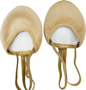 Calcetines de Ballet con Punta Descubierta para Mujer, con Parte Superior de Cuero Genuino, para Gimnasia y Yoga - Product Image 6