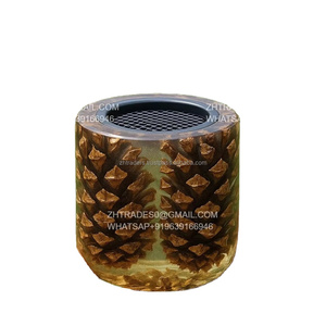 Quemador de incienso de resina de madera de diseño árabe exclusivo Mabkhara para carbón perfumado y fragancia Bakhoor en el hogar y espacios de oración - Product Image 1