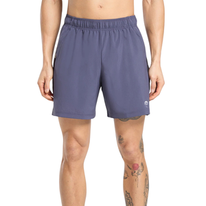 Pantalones Cortos Deportivos para Hombre, Ajustados, de 7 Pulgadas, para Gimnasio, Entrenamiento, Running, Fitness, Color Morado y Negro - Product Image 1