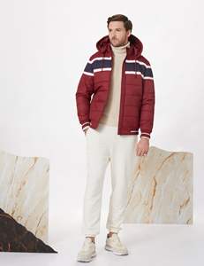 Veste d'hiver matelassée pour homme sur mesure OEM, col montant, fermeture éclair imperméable |   Fabricants professionnels de vestes pour hommes - Product Image 4