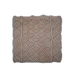 Handmade Macrame Cushion <b>Cover</b> Boho Woven Cotton Textured Decorative <b>Throw</b> Pillow Case Vintage Design for <b>Sofa</b> Living Home Decor - Product Image 1