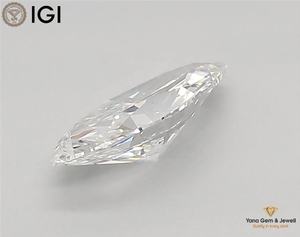 Diamante CVD Cultivado en Laboratorio de 0.50 Quilates, Color E, Claridad VVS1, Forma Marquise, Certificado IGI, Joyería de Uso Diario para Mujer - Product Image 3