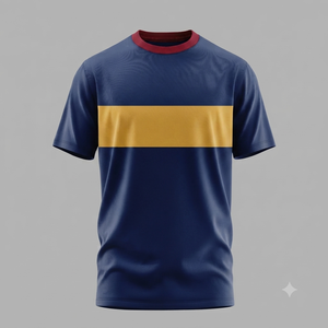 เสื้อยืดแขนสั้นผู้ชายสีพื้นผ้าฝ้าย 100% 180 GSM พิมพ์ลายโลโก้ด้านหน้าแบบดิจิทัลตามสั่งขายส่ง เป็นมิตรกับสิ่งแวดล้อม - Product Image 2