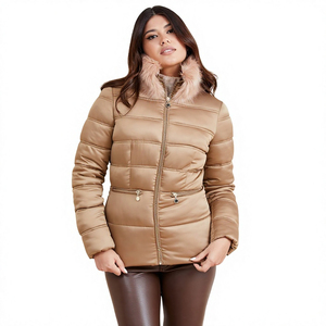 <b>Women's</b> Puffer Jacket Custom logo Outdoor Warm Bubble <b>Coat</b> New Fashionable Down Puffer Jacket for <b>Women</b> - Product Image 2