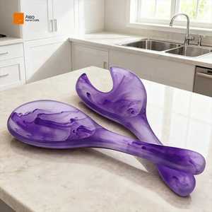 Premium Quality Handmade Resin Spoon for Stirring <b>Serving</b> and Daily Dining Use Perfect Gift for Housewarming and Events - Product Image 6