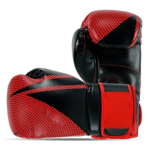 Gants de boxe unisexes, nouveaux arrivages, personnalisables, en cuir PU véritable, avec poignées pour hommes et femmes, équipement de combat - Product Image 1