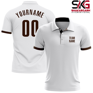 Polo personnalisé pour homme à manches courtes, boutonné devant, imprimé avec le nom de l'équipe, pour le golf, les sports et les tenues décontractées - Product Image 6