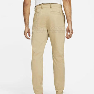 Pantalones Chinos de Uso Diario 100% Algodón para Hombre, Tejido Transpirable, Corte Relajado, Cintura Media, Estilo Casual - Product Image 6