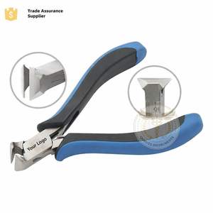 Alicates de corte de extremos de mandíbula lisa de acero inoxidable de 120 mm, ligeros, con mango ergonómico y doble resorte, herramienta para fabricación de joyas y alambre - Product Image 1