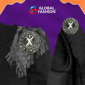 Broche de Kilt Antiguo de 3 Pulgadas con Diseño de Cuadros St. Andrew, Venta al por Mayor de Fábrica, Tradicional Escocés 2026 - Product Image 4