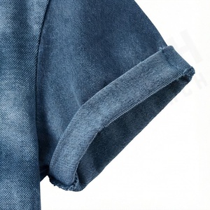 Customized Color Cotton Women Crop Top <b>Tie</b> Dye Loose Printed Canvas Tee Streetwear Fitness Gym Workout Activewear Tee - Product Image 6