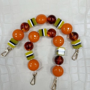 Porte-clés en résine acrylique écologique fait main, poignée de sac, forme personnalisée, technique de moulage, artisanat artistique, projet DIY, décoration intérieure - Product Image 4