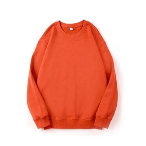 Top Quality Homme Genser Svitcemizo Men's Plain White Sweatshirt Thick Polyester Cotton Heavy Neck Pullover Unisex 350GSM - Product Image 3