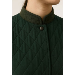 Suministros de Fábrica: Abrigo Gambeson Medieval Acolchado Verde para Mujer, Chaqueta Aketon con Correas de Cuero, Uniforme de Cosplay - Product Image 5