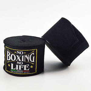 ผ้าพันมือฝ้ายสีน้ำเงินคุณภาพใหม่ ไม่มีคุณสมบัติแบบ Boxing No Life สำหรับการฝึกซ้อมมวย ช่วยพยุงข้อมืออย่างสบายสำหรับผู้ใหญ่ - Product Image 4