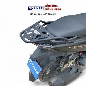 แร็คท้ายรถมอเตอร์ไซค์เหล็กเคลือบผง M-Biker สำหรับรถมอเตอร์ไซค์ Air Blade - Product Image 4