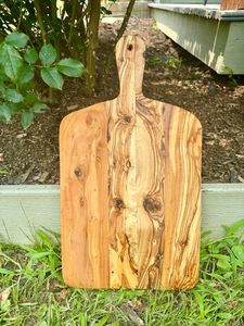 Planche à découper en bois massif écologique avec poignée intégrée, compatible lave-vaisselle, légère, pour la cuisine quotidienne et la préparation des aliments - Product Image 4