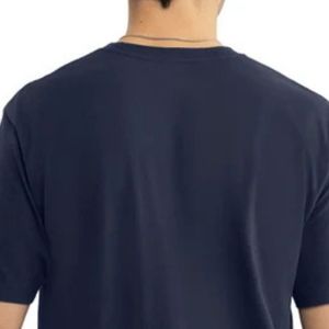 T-shirt tubulaire vierge pour homme en coton premium, col rond, personnalisable OEM ODM, vêtement décontracté pour impression - Product Image 4