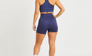Women Athletic <b>Shorts</b> Breathable Fitness Workout <b>Shorts</b> High Waist Stretch Activewear OEM ODM Supplier - Product Image 3