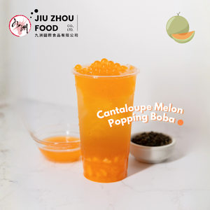 Bolas de melón Cantaloupe para té de burbujas, 3.4 kg, ingredientes de jugo de frutas de Taiwán - Product Image 1