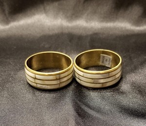 <b>Mirror</b> Polished MOP Napkin Holders For Wedding Dinner Festive Napkin Rings Crystal Sea <b>Shell</b> Napkin Accessory For Tableware - Product Image 1