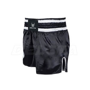 Pantalones Cortos de Muay Thai con Logotipo Personalizado de Último Estilo, Hechos en Pakistán, Kimono de Jiu Jitsu, Pantalones Cortos de Muay Thai - Product Image 3