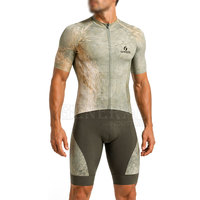 Tenue de cyclisme personnalisée, maillot en polyester respirant et léger, short rembourré, vêtements de performance anti-humidité pour vélo de route
