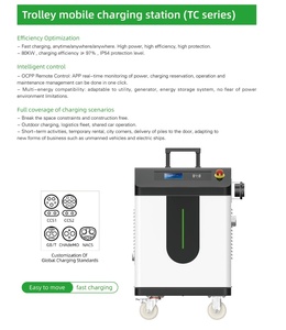 เครื่องชาร์จไฟฟ้ากระแสตรงแบบพกพาสำหรับงานหนัก 80 กิโลวัตต์ รองรับ CCS1 CCS2 GBT สำหรับช่วยเหลือฉุกเฉินริมถนน ใช้กับอุปกรณ์หนักและกิจกรรมกลางแจ้ง - Product Image 6