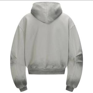 เสื้อฮู้ดซิปผู้ชาย แขนยาวแบบแร็กแลน สีพื้น ทรงปกติ สวมใส่สบายๆ สำหรับฤดูใบไม้ร่วง มีกระเป๋า ดีไซน์ระบายอากาศได้ดี ผ้าเทอร์รี่ - Product Image 4