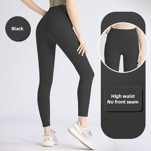 High Stretch Sexy Women's XL Yoga <b>Shorts</b> Breathable Spandex/Nylon High Waist <b>Compression</b> Eco-Friendly Quick Dry Sweat-Wicking - Product Image 4