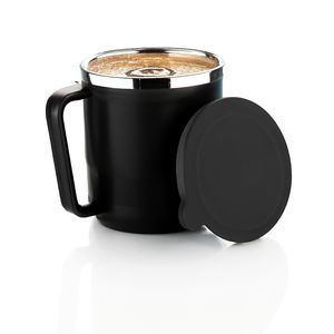 Coffee <b>Mug</b> with Lid Insulated Stainless Steel for Tea Milk <b>Mug</b> Inner Stylist <b>Double</b> <b>Wall</b> Cup for Home Office Restaurant Use Gift - Product Image 1