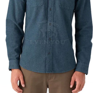 Camisa de Franela Personalizada de Alta Calidad, Textura Suave, Duradera, Elegante, Ecológica, Transpirable, Material de Algodón/Lana, Corte Regular - Product Image 6