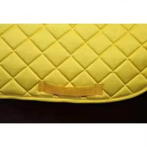 Tapis de selle d'entraînement en mousse confortable, style anglais personnalisable, en satin, pour équipement équestre - Product Image 2