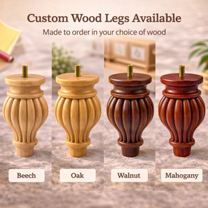 Solid Wood Furniture Legs Luxury Carved <b>Sofa</b> Cabinet <b>Table</b> Legs Natural Wood Durable Replacement Parts for Home Furniture - Product Image 5