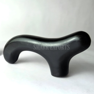 Premium Buffalo Horn Walking Stick Handle <b>Polished</b> <b>Black</b> Cane Handle Ergonomic Handmade Durable Grip Natural Crafts - Product Image 1