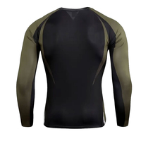Maillot de surf unisexe anti-UV, vêtement de compression avec protection solaire, écologique, 100 % polyester, séchage rapide, imprimé.
